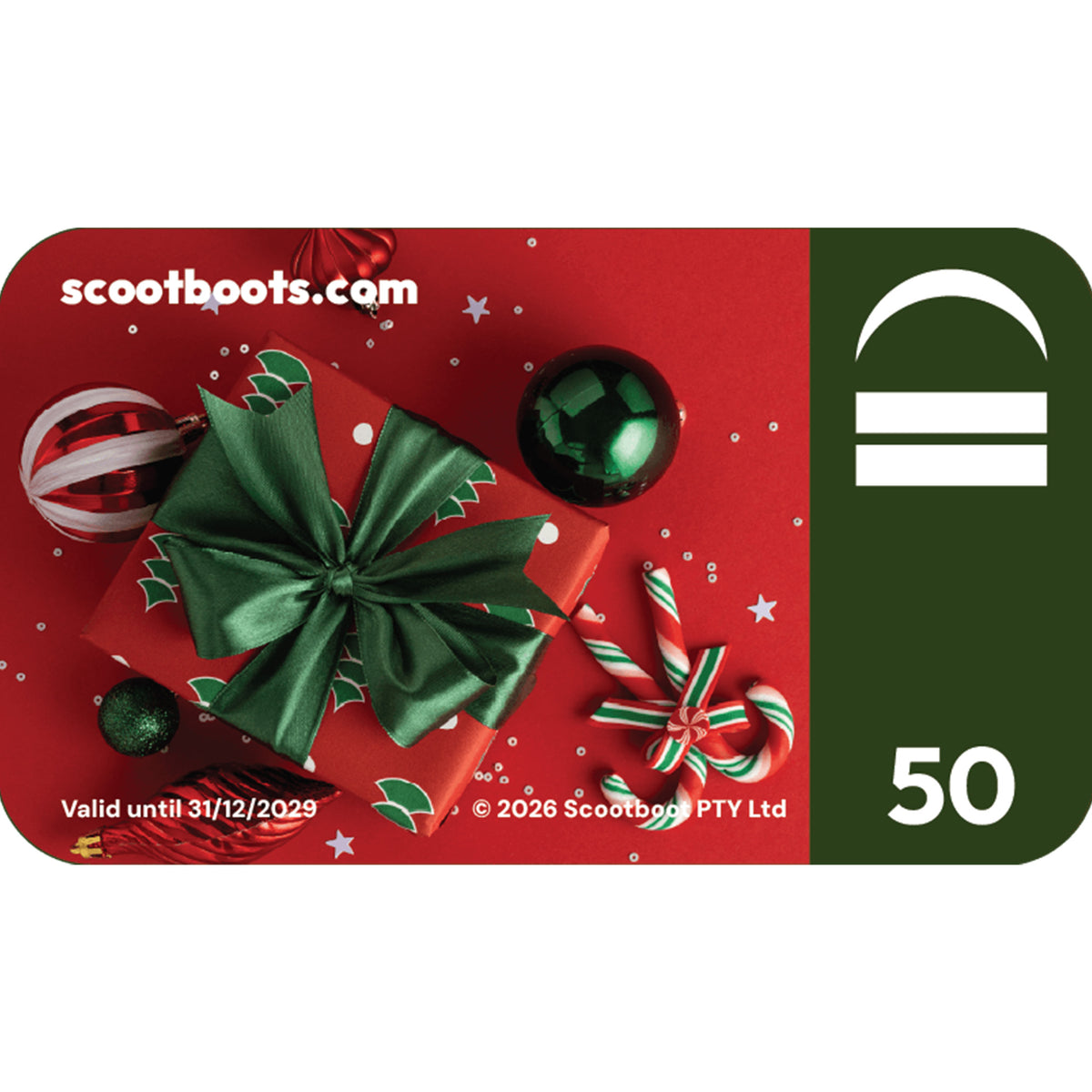 Scootboot Christmas Gift Card